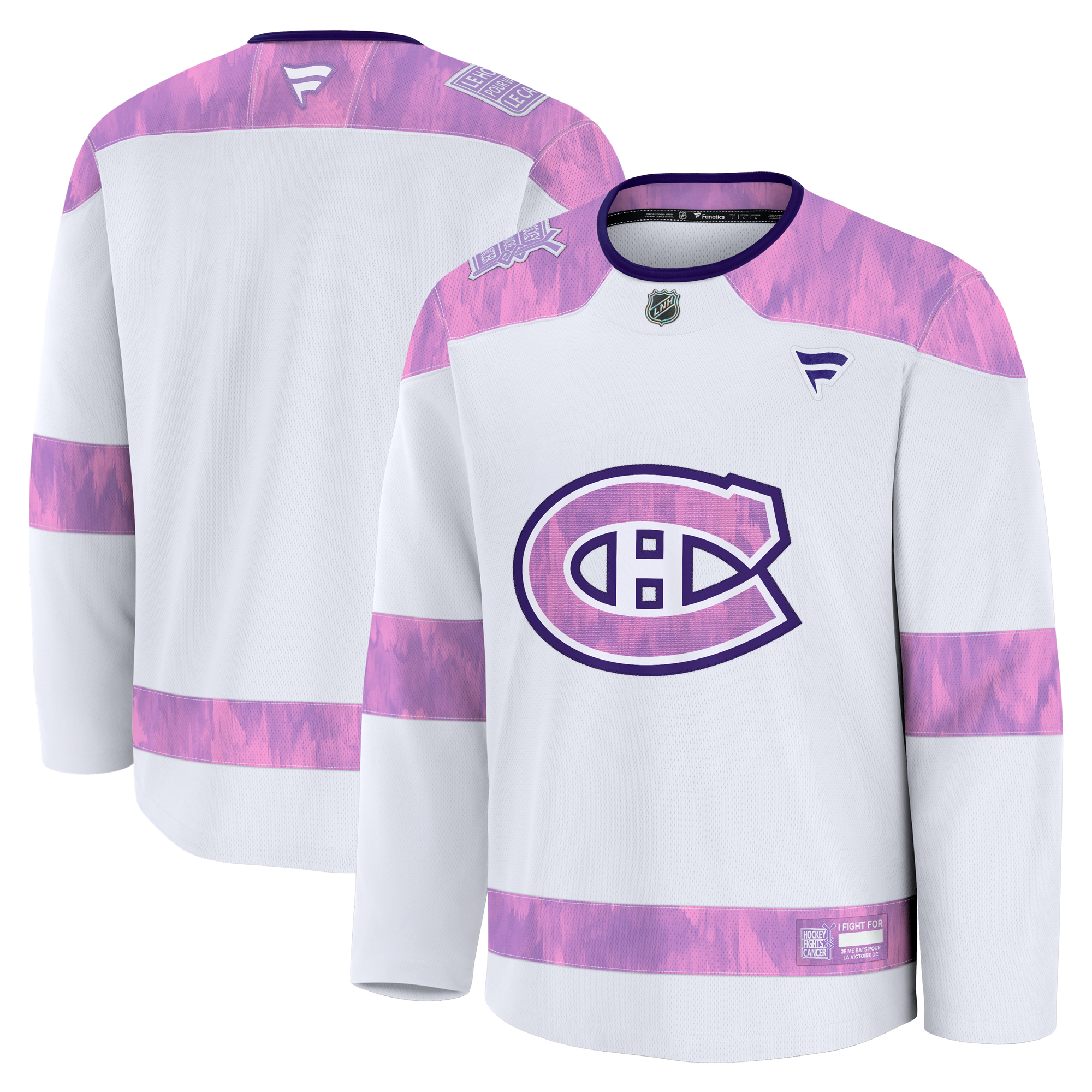 Men’s Fanatics White Montreal Canadiens 2024 Hockey Fights Cancer Practice Jersey Men’s Fanatics White Montreal Canadiens 2024 Hockey Fights Cancer Practice Jersey
