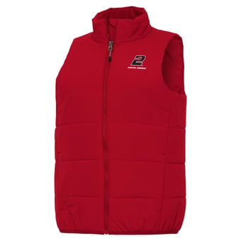 Women's Antigua  Red Austin Cindric Experience Full-Zip Vest