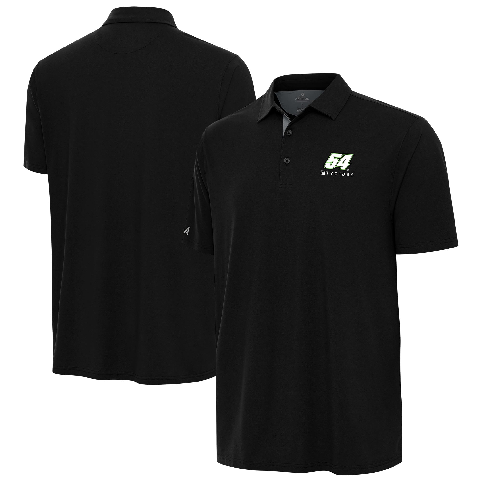 Men’s Antigua Heather Gray Ty Gibbs Era Polo