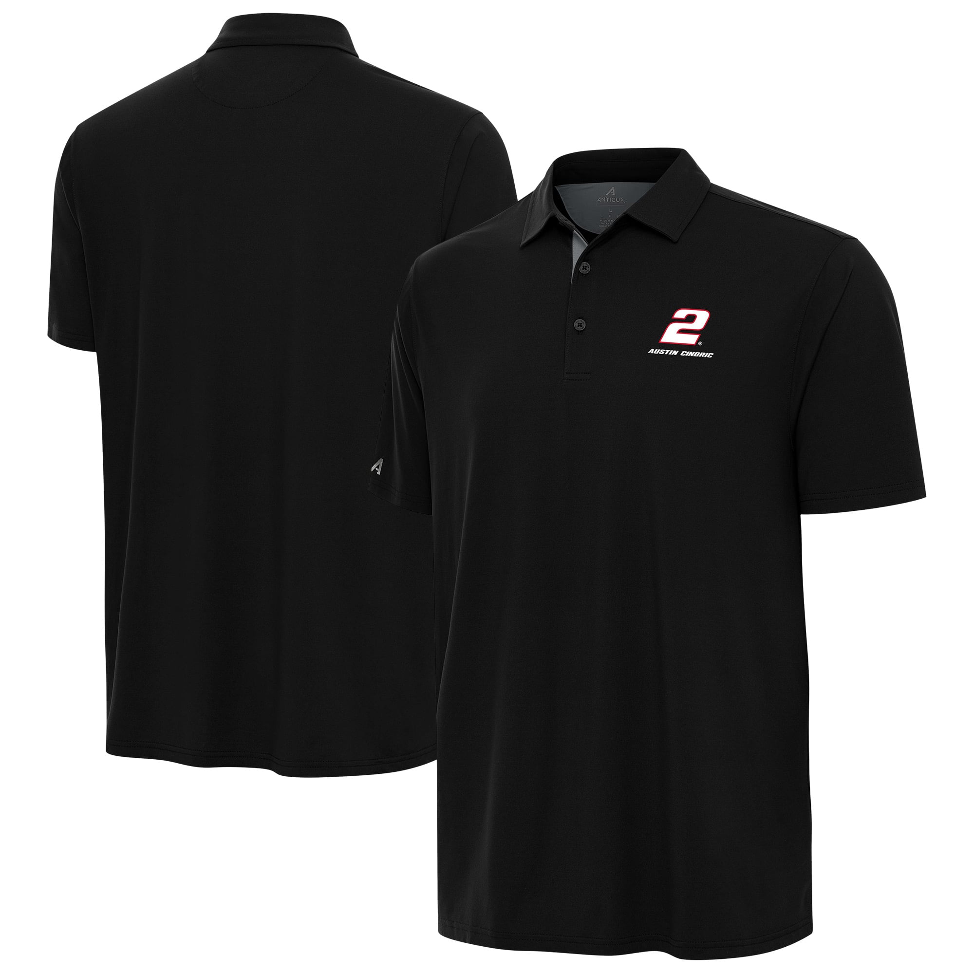 Men’s Antigua Heather Gray Austin Cindric Era Polo