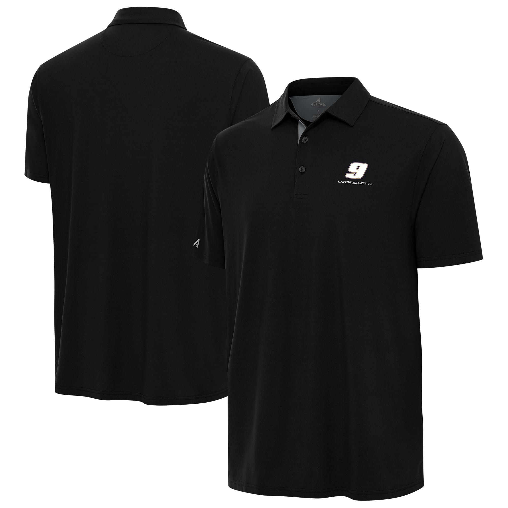 Men’s Antigua Heather Gray Chase Elliott Era Polo Men’s Antigua Heather Gray Chase Elliott Era Polo