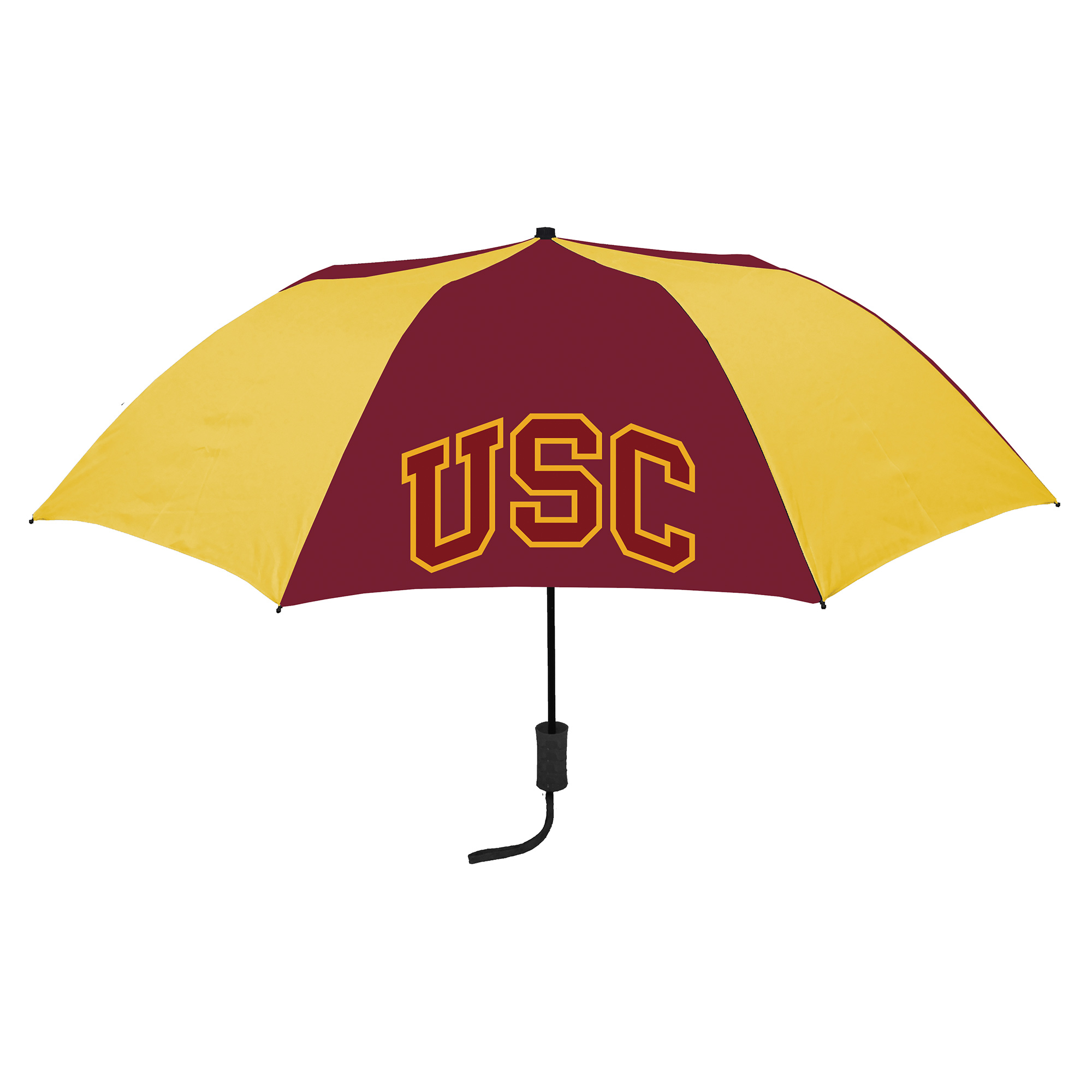 Cardinal/Gold USC Trojans Two-Tone Auto Open Folding Umbrella