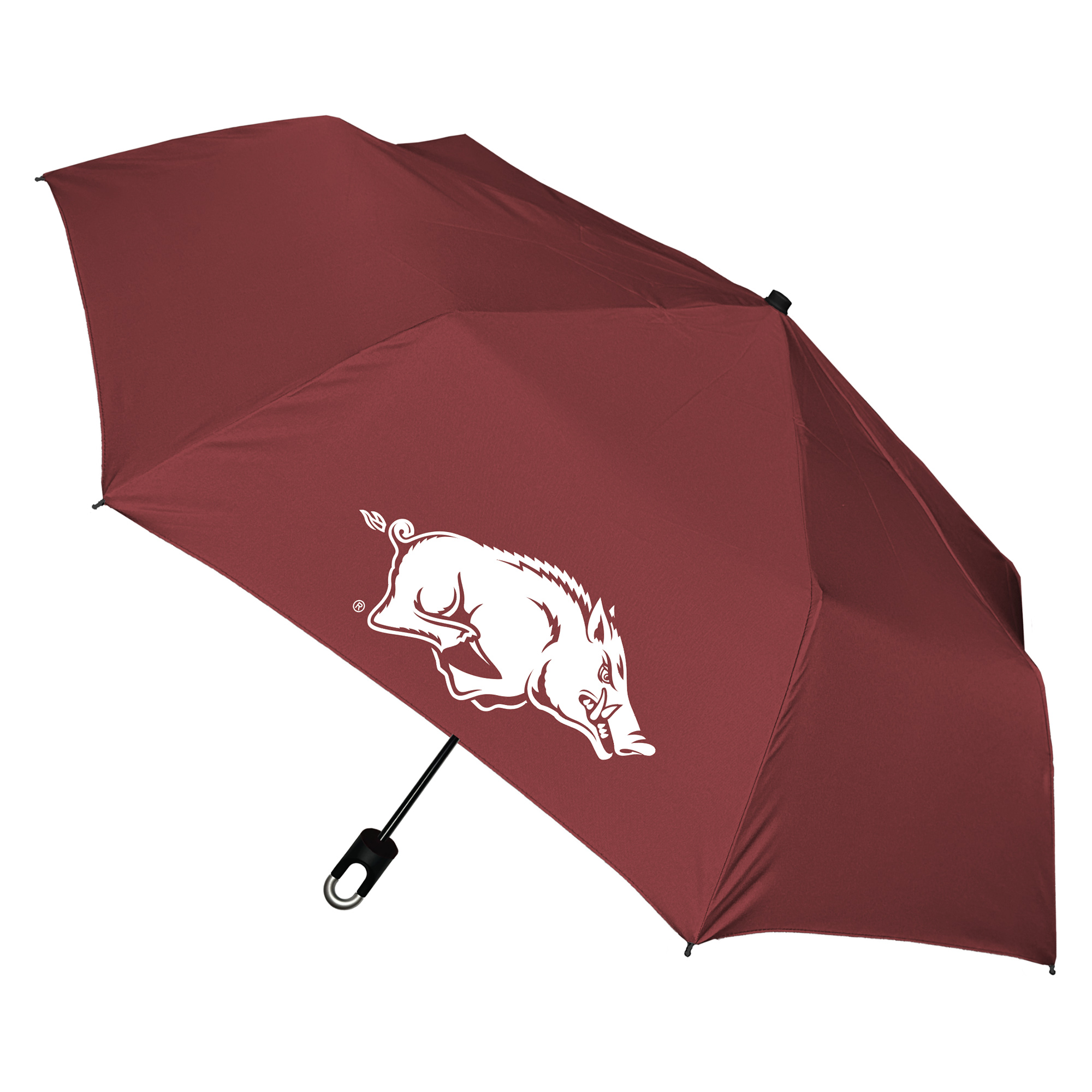 Cardinal Arkansas Razorbacks Storm Clip Mini 42" Compact Folding Umbrella