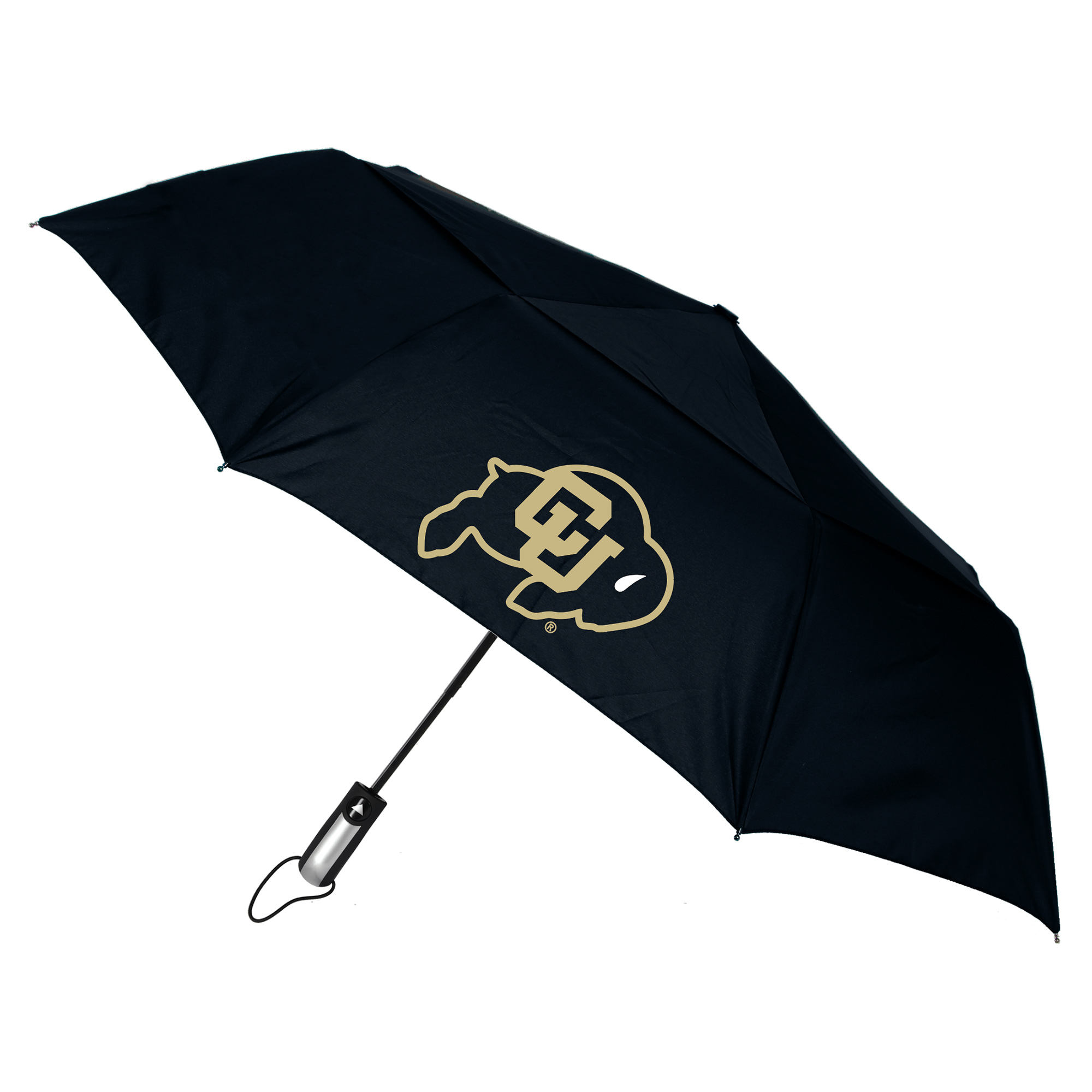 Black Colorado Buffaloes Windflow Dynamo Deluxe 48" Vented Folding Umbrella