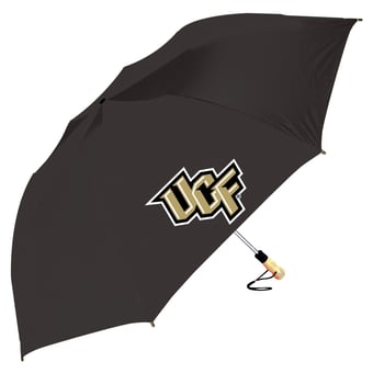 Black UCF Knights The Big Storm 58" Oversized Auto Open Folding Umbrella