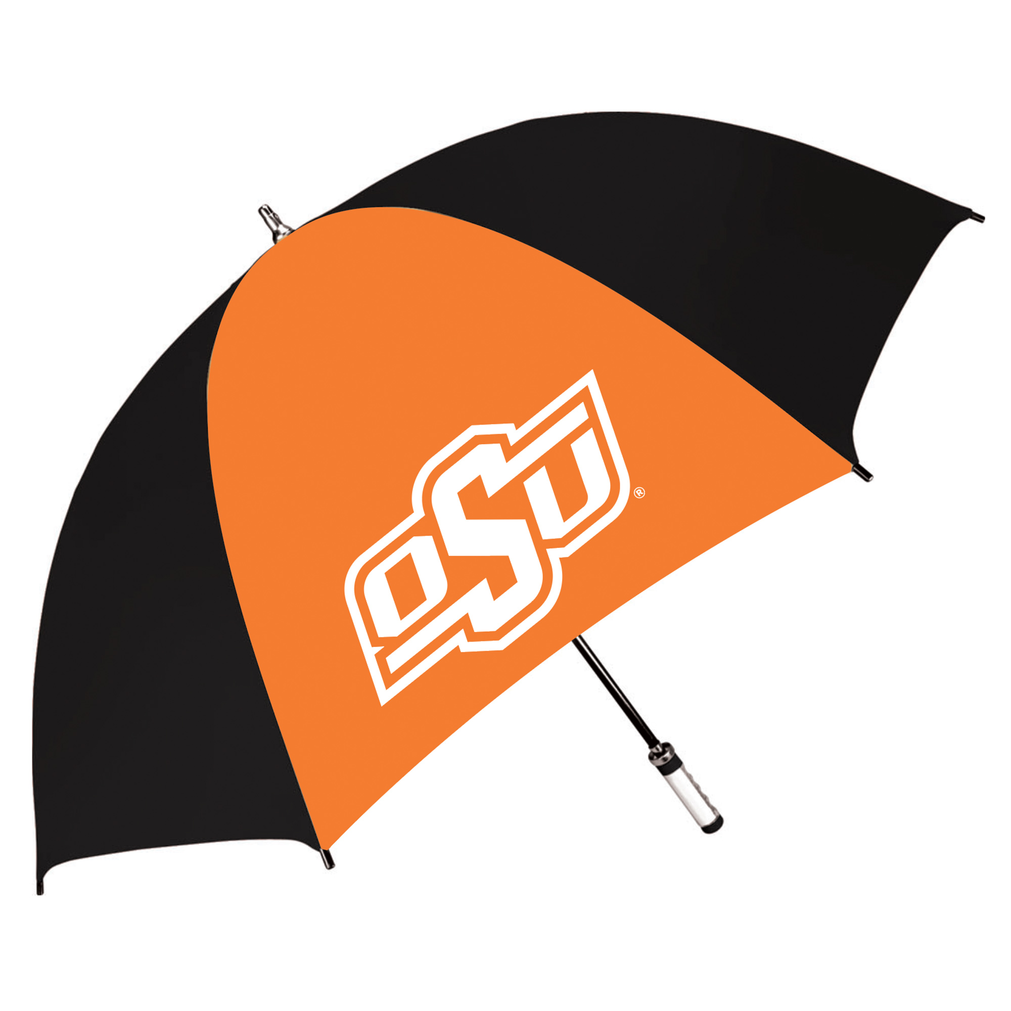 Black/Orange Oklahoma State Cowboys The Birdie 62″ Sporty Golf Umbrella Black/Orange Oklahoma State Cowboys The Birdie 62″ Sporty Golf Umbrella