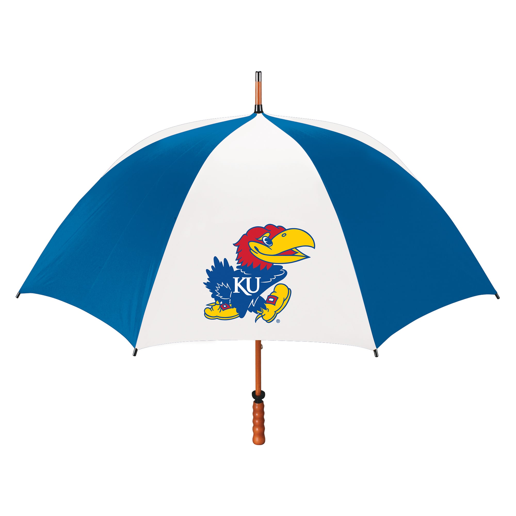 Royal/White Kansas Jayhawks The Eagle 62" Sporty Golf Umbrella