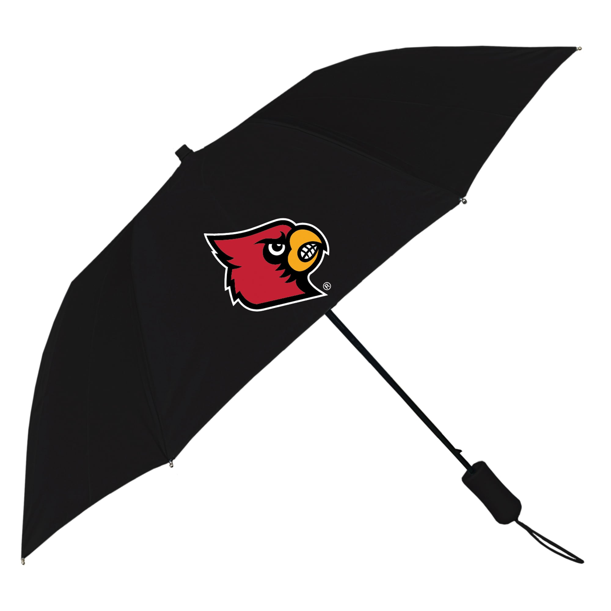 Black Louisville Cardinals The Victory Sport 42" Auto-Open Folding Umbrella