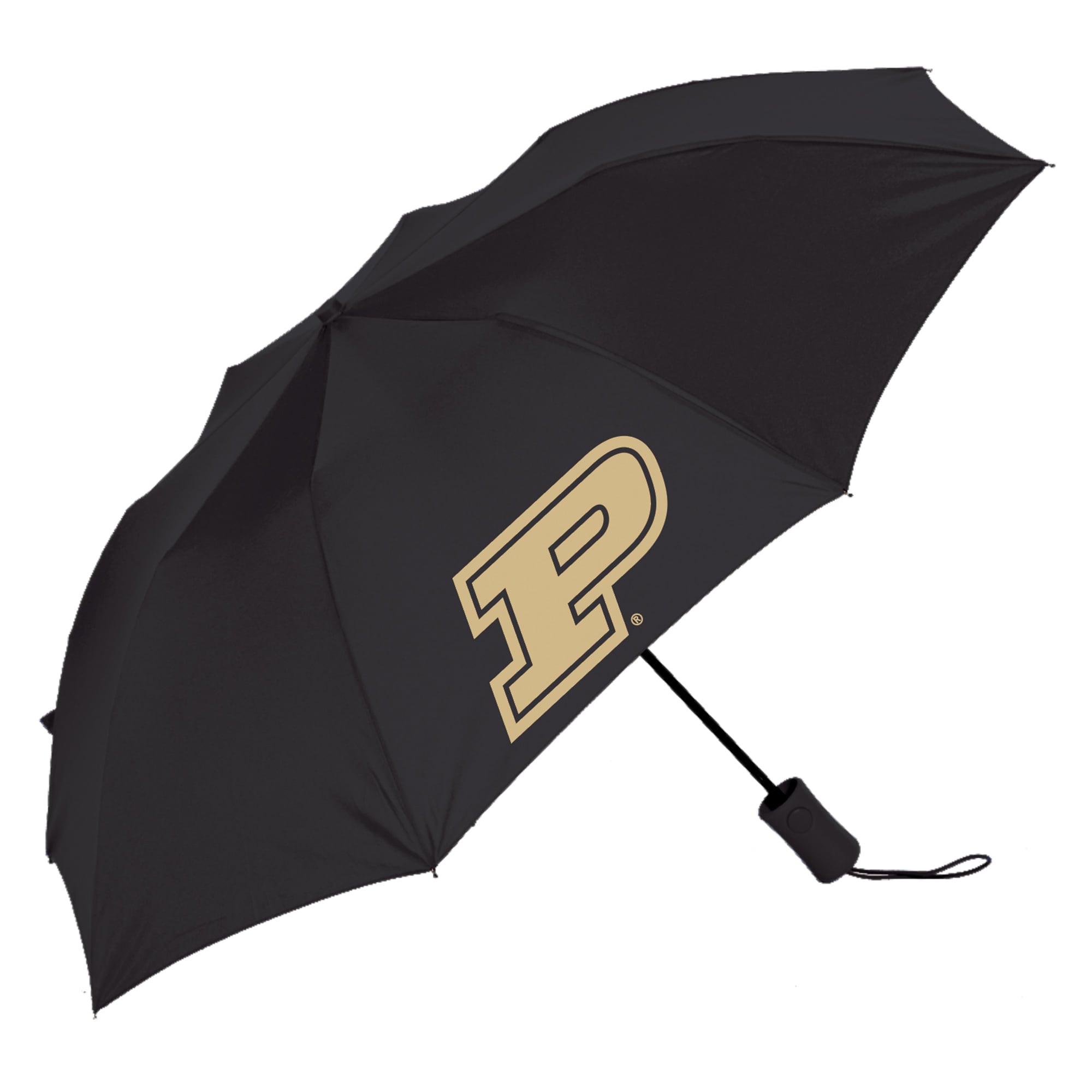Black Purdue Boilermakers The Victory Sport 42" Auto-Open Folding Umbrella
