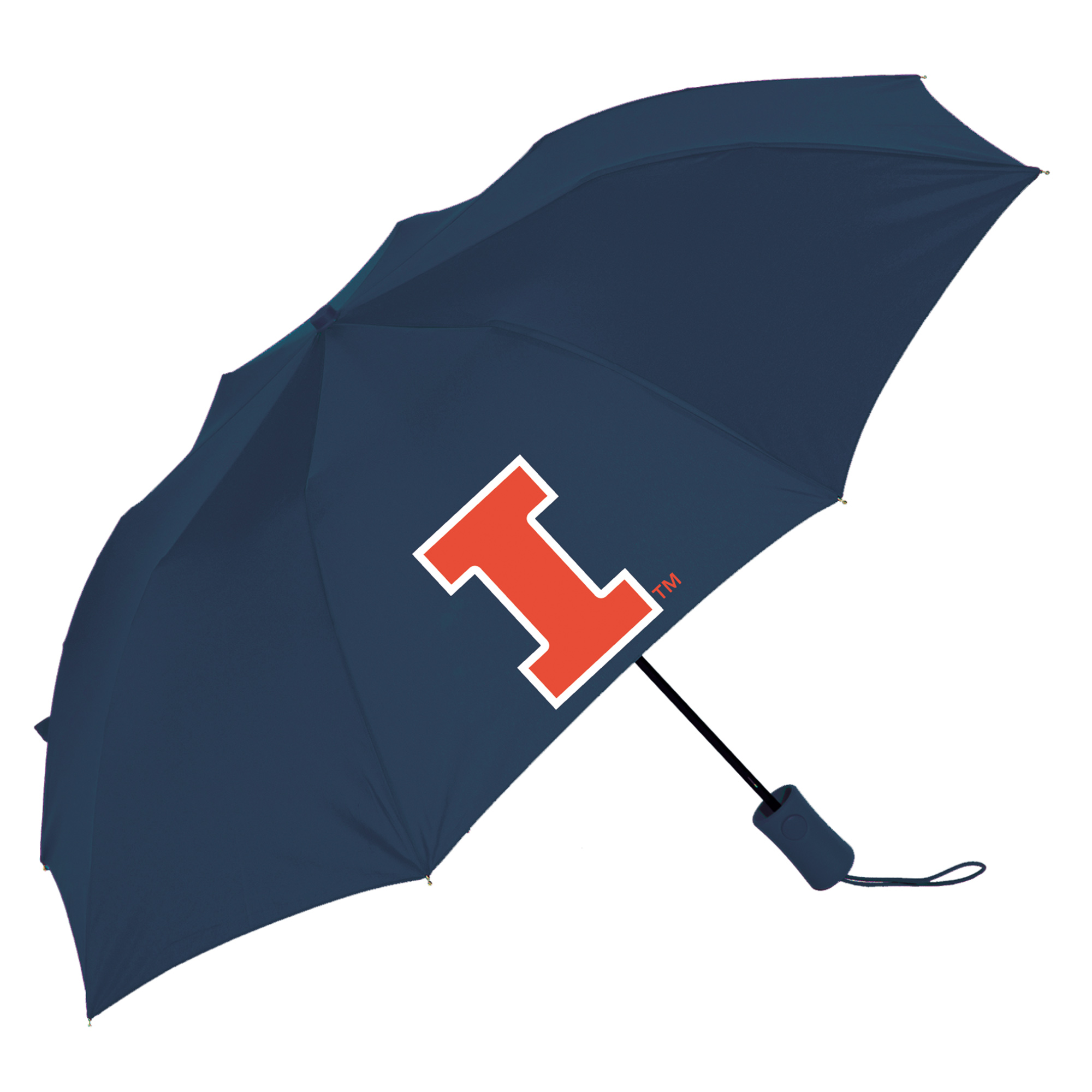 Navy Illinois Fighting Illini The Victory Sport 42" Auto-Open Folding Umbrella