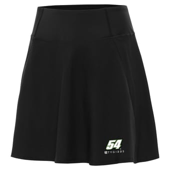 Women's Antigua  Black Ty Gibbs Chip Skort