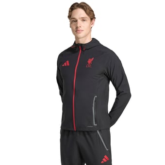 Men's adidas Black Liverpool 2025/26 Tiro Vis Tech Travel Jacket