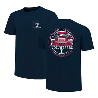 Men's Navy Tennessee Volunteers Campus Americana T-Shirt