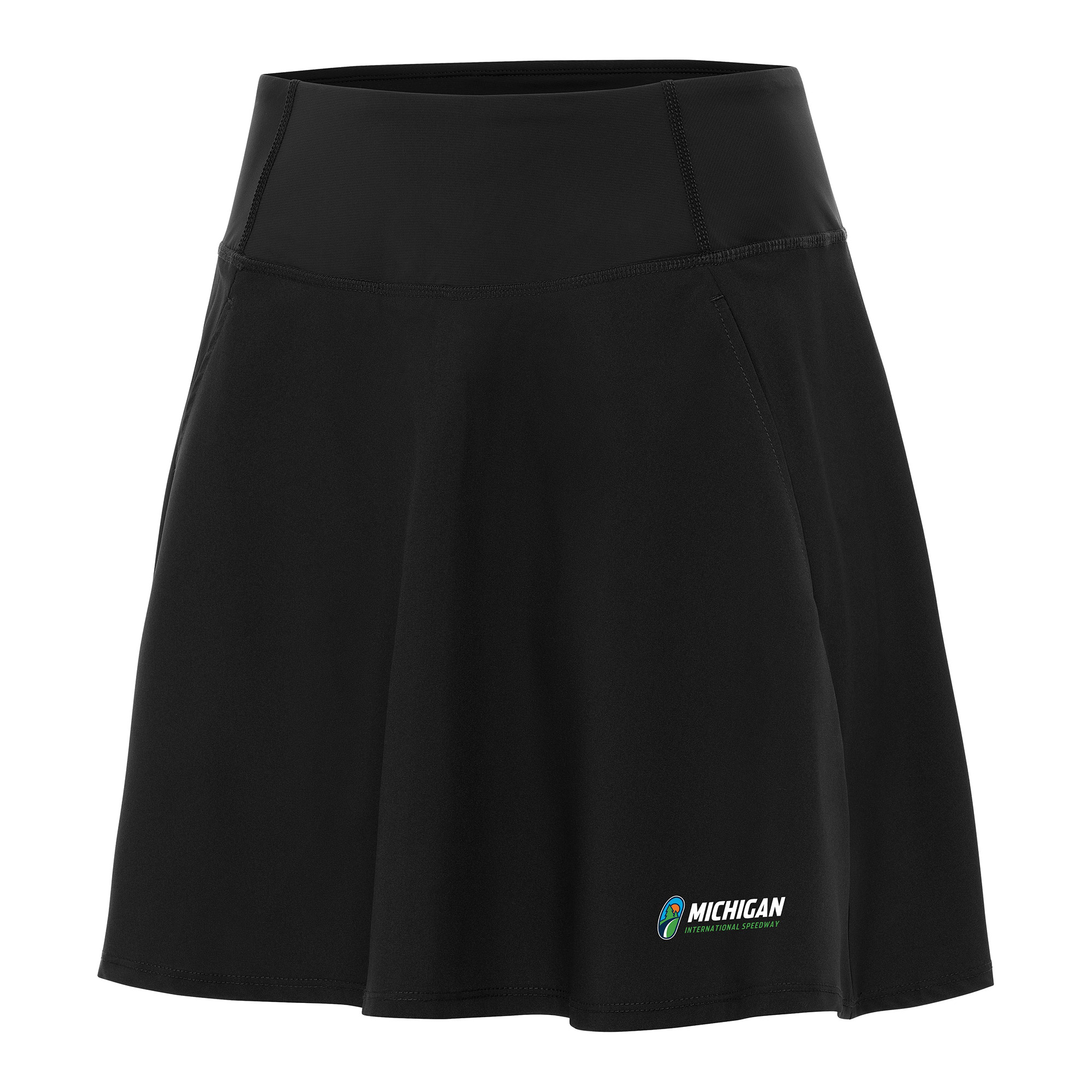 Women's Antigua  Black Michigan International Speedway Chip Skort