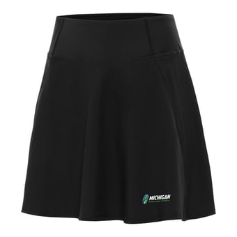 Women's Antigua  Black Michigan International Speedway Chip Skort