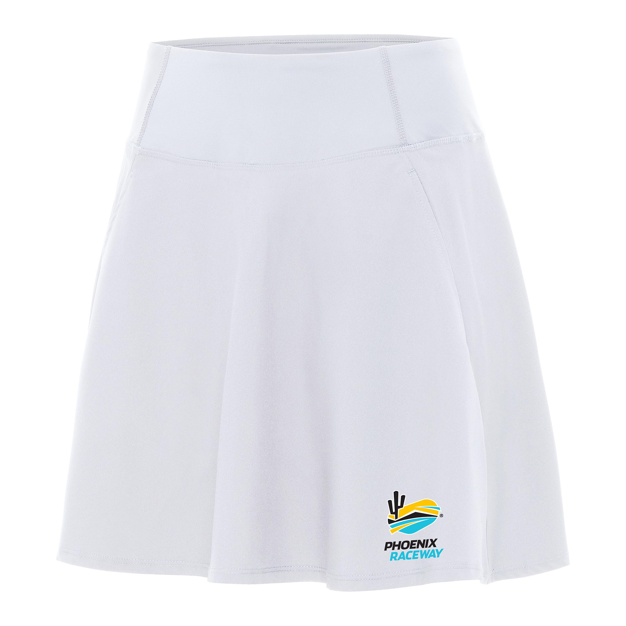 Women’s Antigua White Phoenix Raceway Chip Skort
