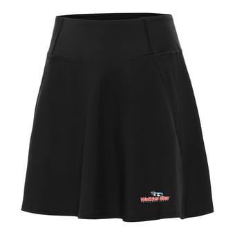 Women's Antigua  Black Watkins Glen International Chip Skort