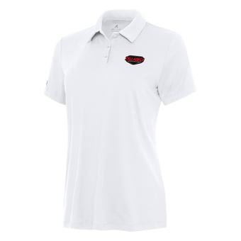 Women's Antigua White Talladega Superspeedway Reprocess Polo