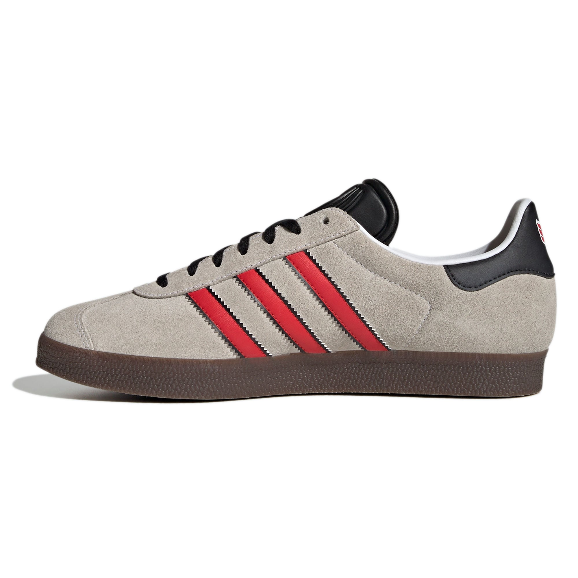 Men's adidas White/Red D.C. United 2025 Jersey Hook Third Gazelle Shoes