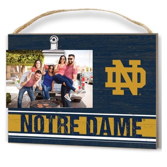 Notre Dame Fighting Irish Clip It Wooden Photo Frame