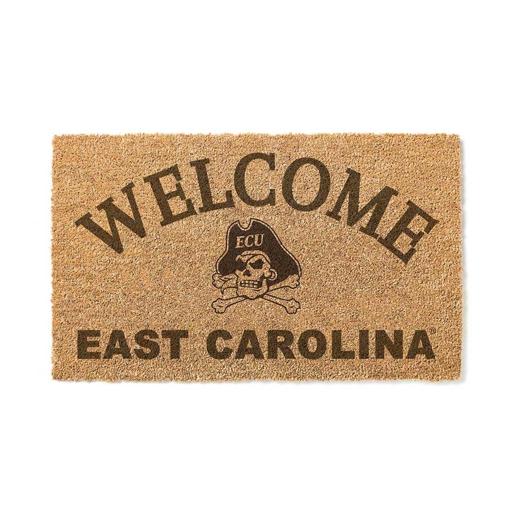 ECU Pirates 18" x 34" Welcome Coir Doomat