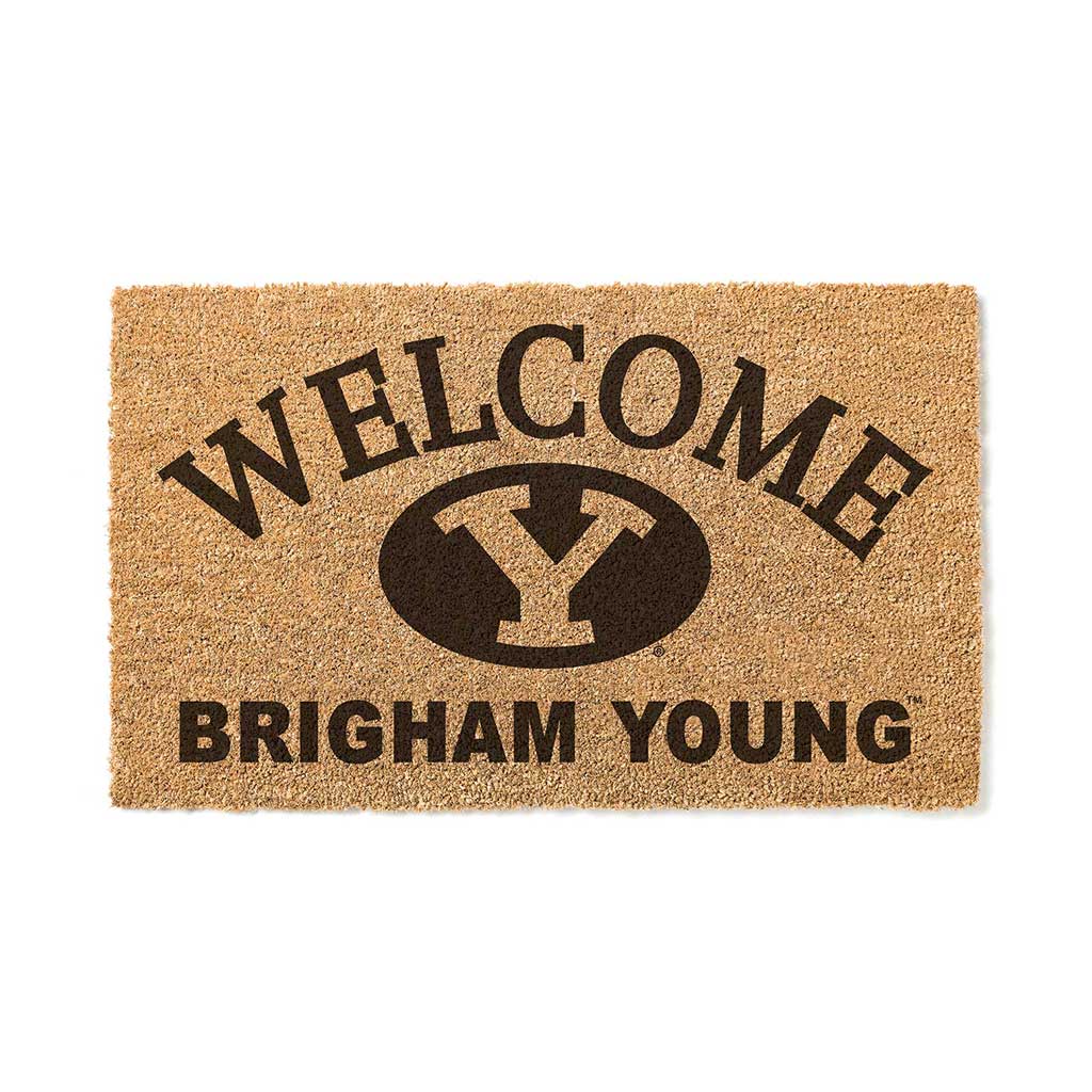 BYU Cougars 18" x 34" Welcome Coir Doomat