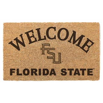 Florida State Seminoles 18" x 34" Welcome Coir Doomat
