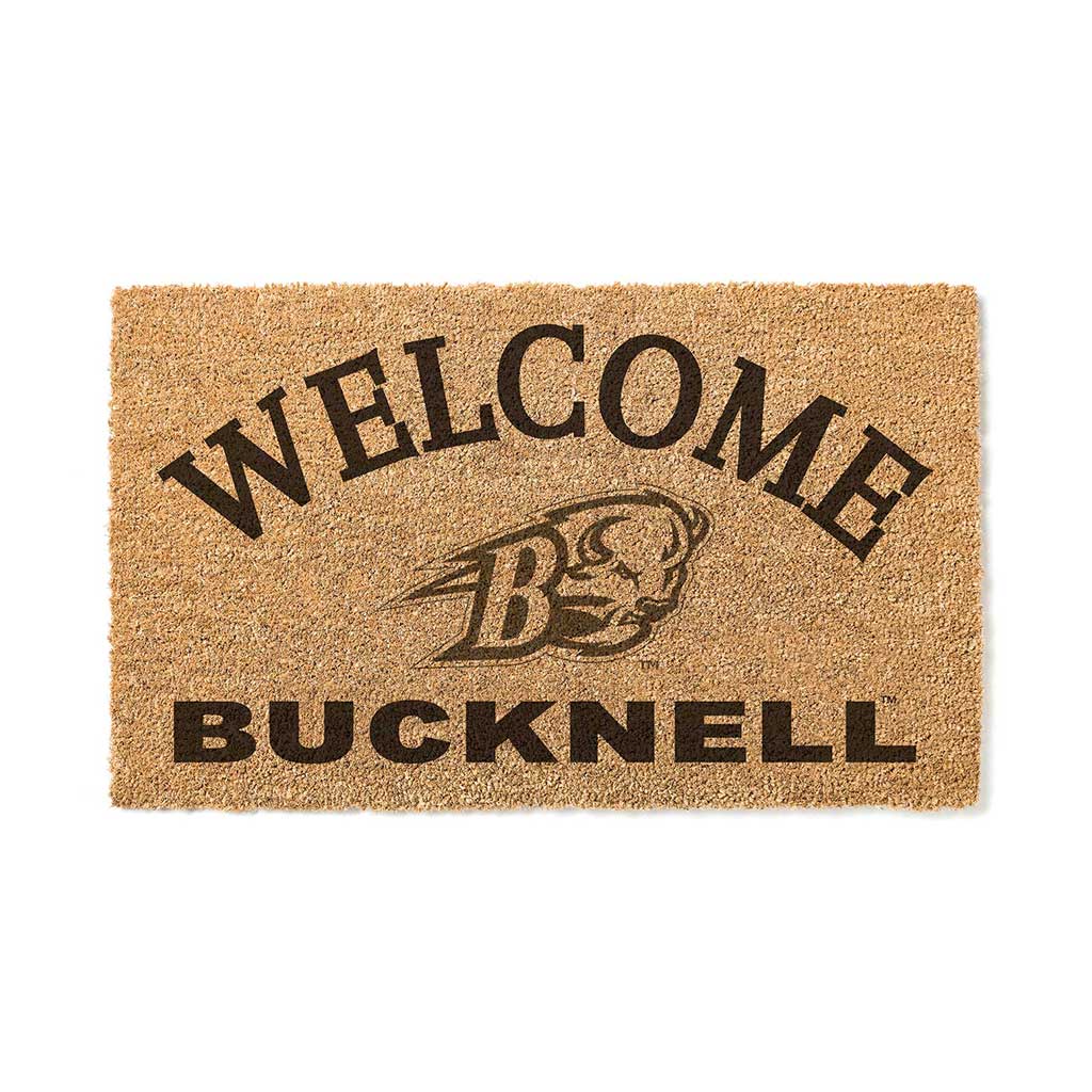 Bucknell Bison 18" x 34" Welcome Coir Doomat