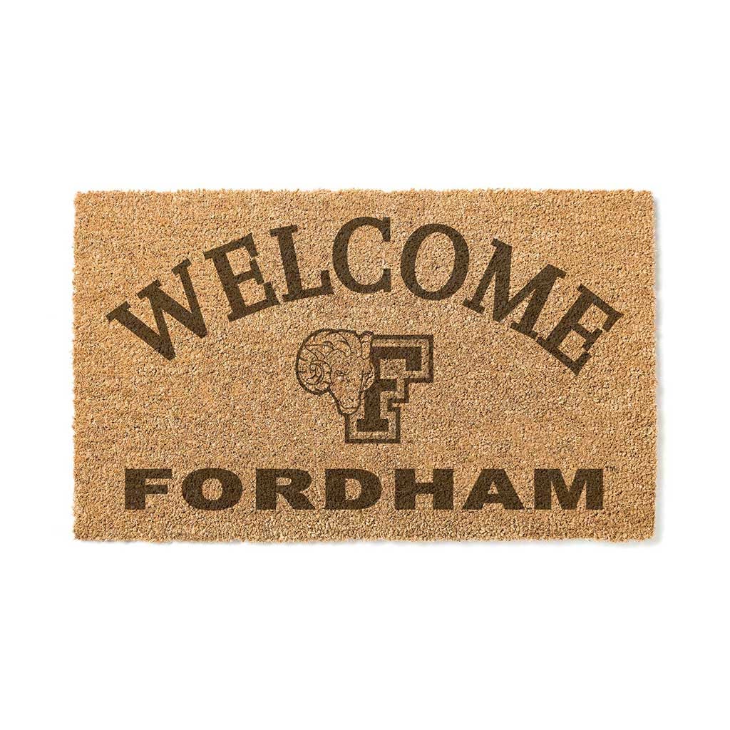 Fordham Rams 18" x 34" Welcome Coir Doomat