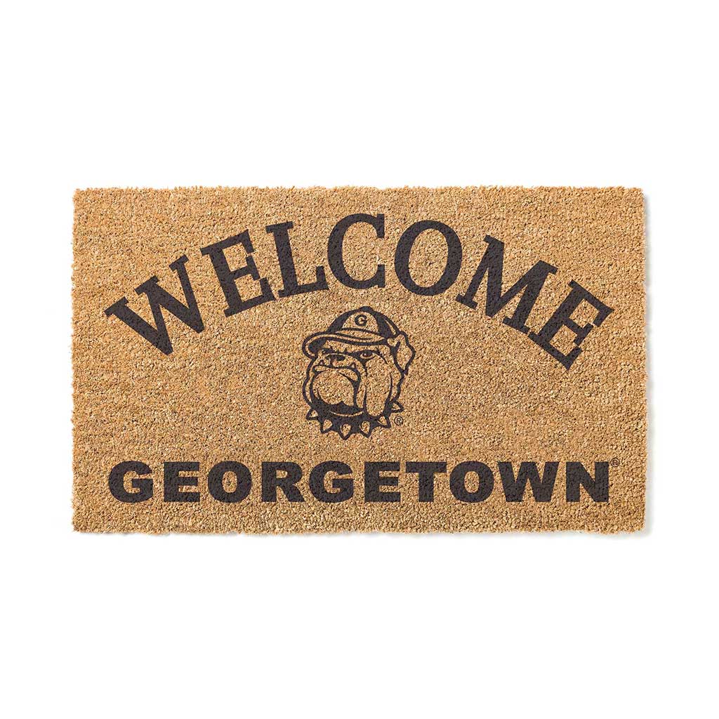 Georgetown Hoyas 18" x 34" Welcome Coir Doomat