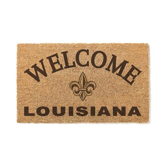 Louisiana Ragin' Cajuns 18" x 34" Welcome Coir Doomat