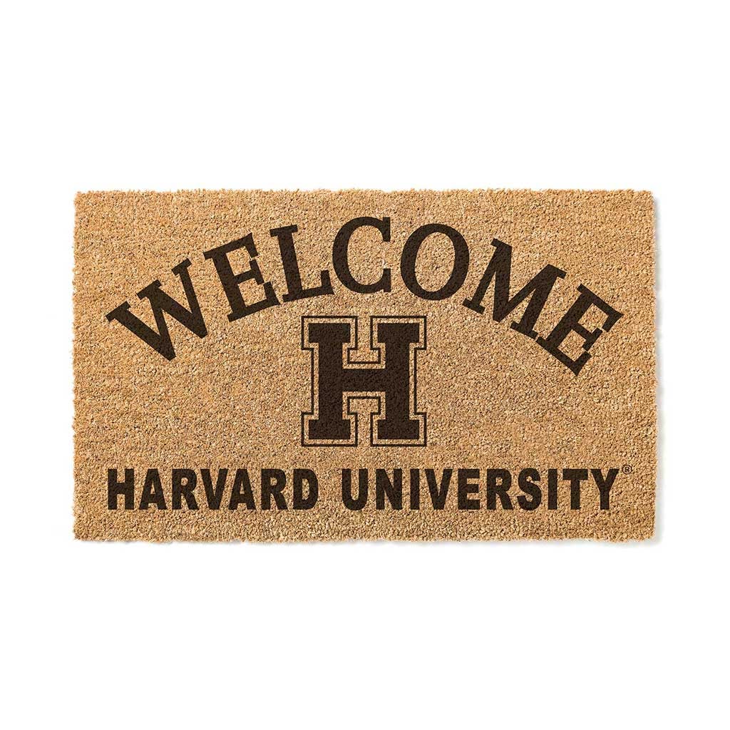 Harvard Crimson 18" x 34" Welcome Coir Doomat