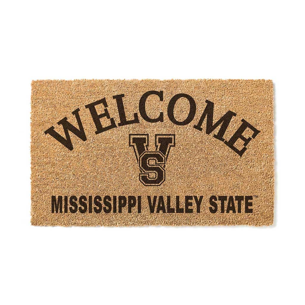 Mississippi Valley State Delta Devils 18" x 34" Welcome Coir Doomat