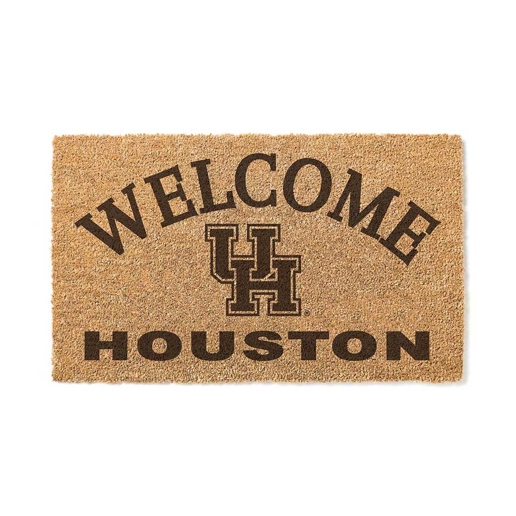 Houston Cougars 18" x 34" Welcome Coir Doomat