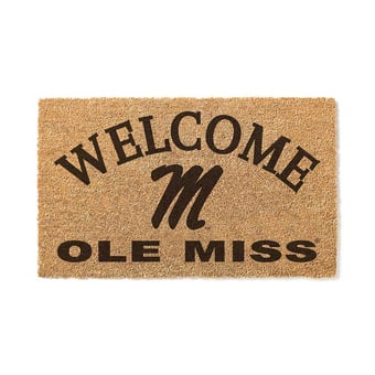Ole Miss Rebels 18" x 34" Welcome Coir Doormat