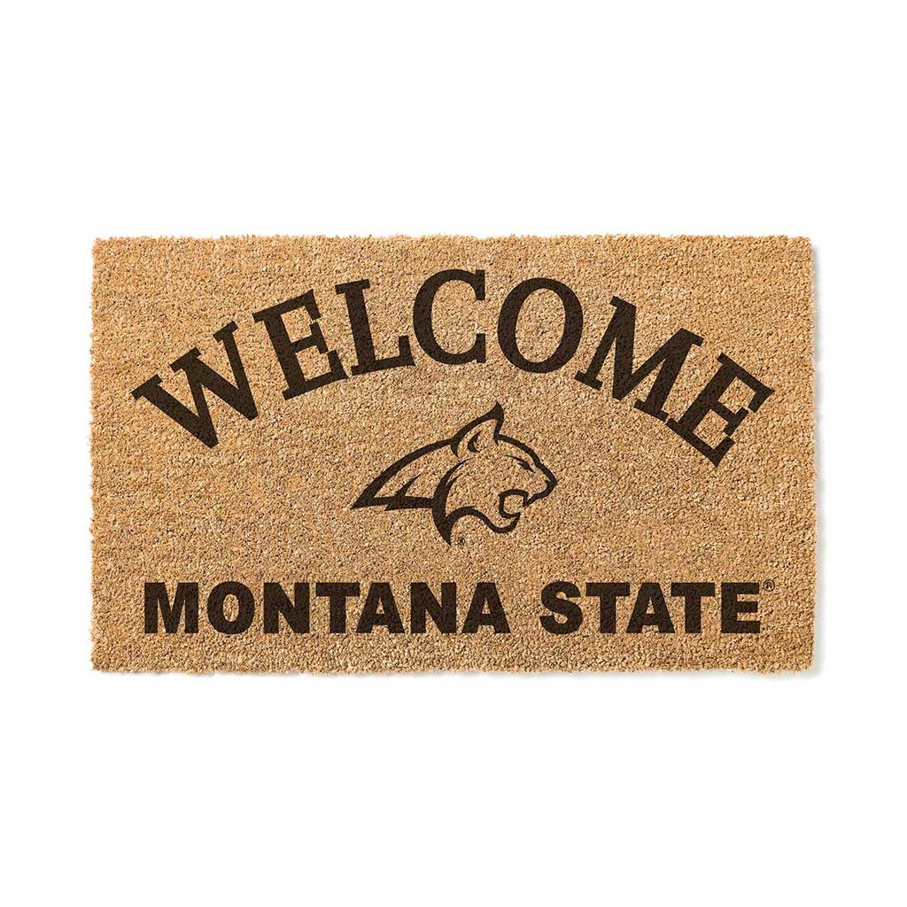 Montana State Bobcats 18" x 34" Welcome Coir Doomat