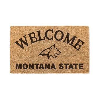 Montana State Bobcats 18" x 34" Welcome Coir Doomat