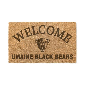Maine Black Bears 18" x 34" Welcome Coir Doomat