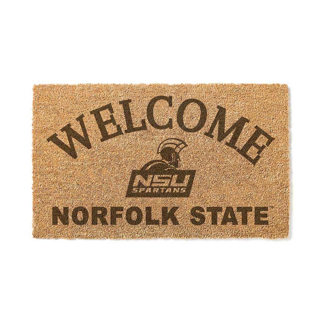 Norfolk State Spartans 18" x 34" Welcome Coir Doomat