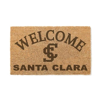 Santa Clara Broncos 18" x 34" Welcome Coir Doomat