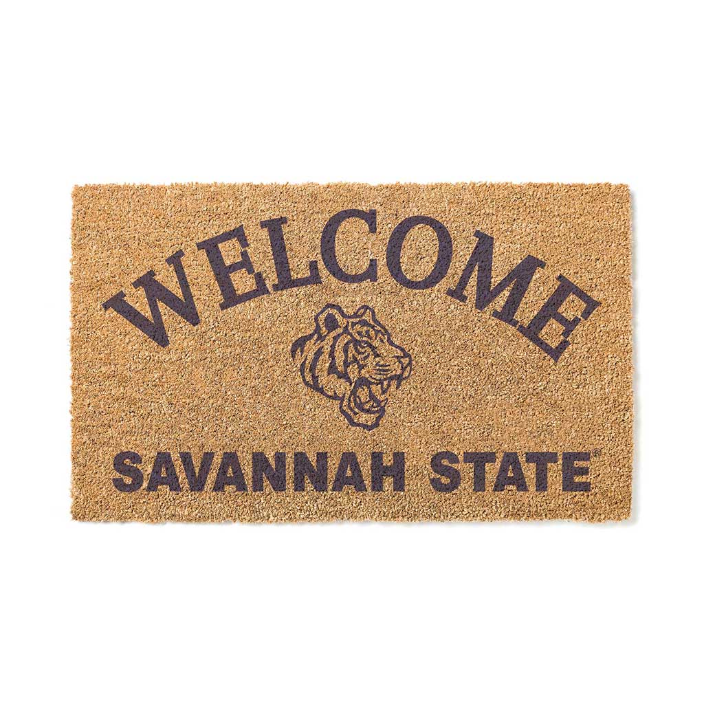 Savannah State Tigers 18" x 34" Welcome Coir Doomat