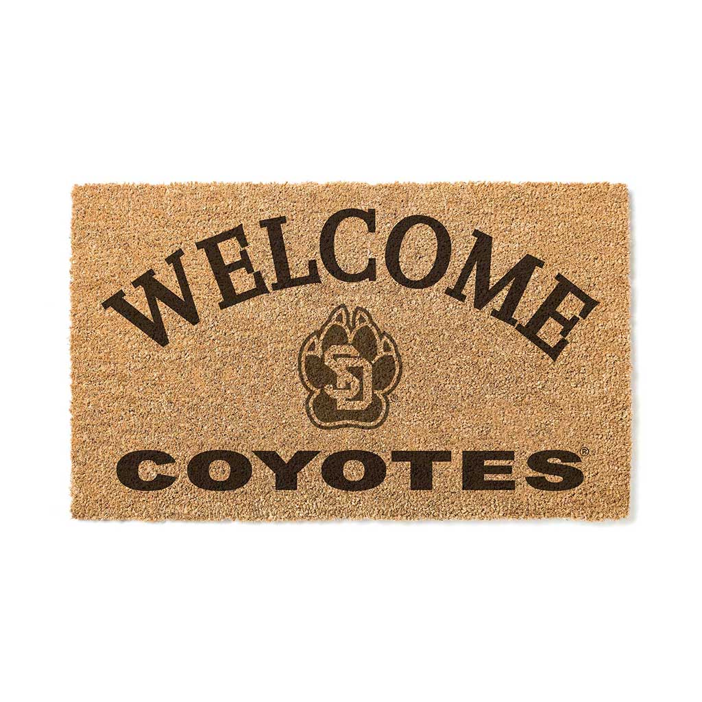 South Dakota Coyotes 18" x 34" Welcome Coir Doomat