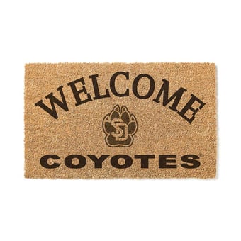 South Dakota Coyotes 18" x 34" Welcome Coir Doomat