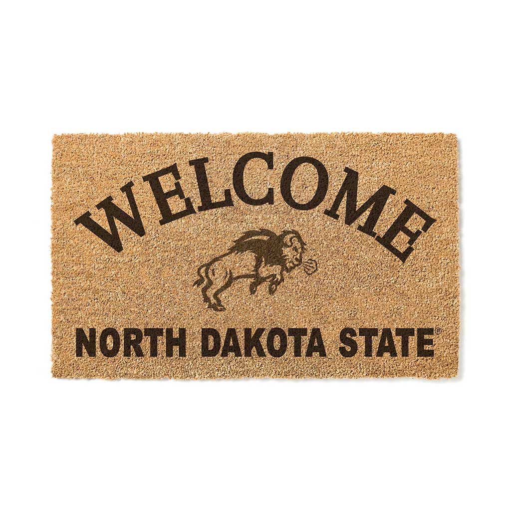NDSU Bison 18" x 34" Welcome Coir Doomat
