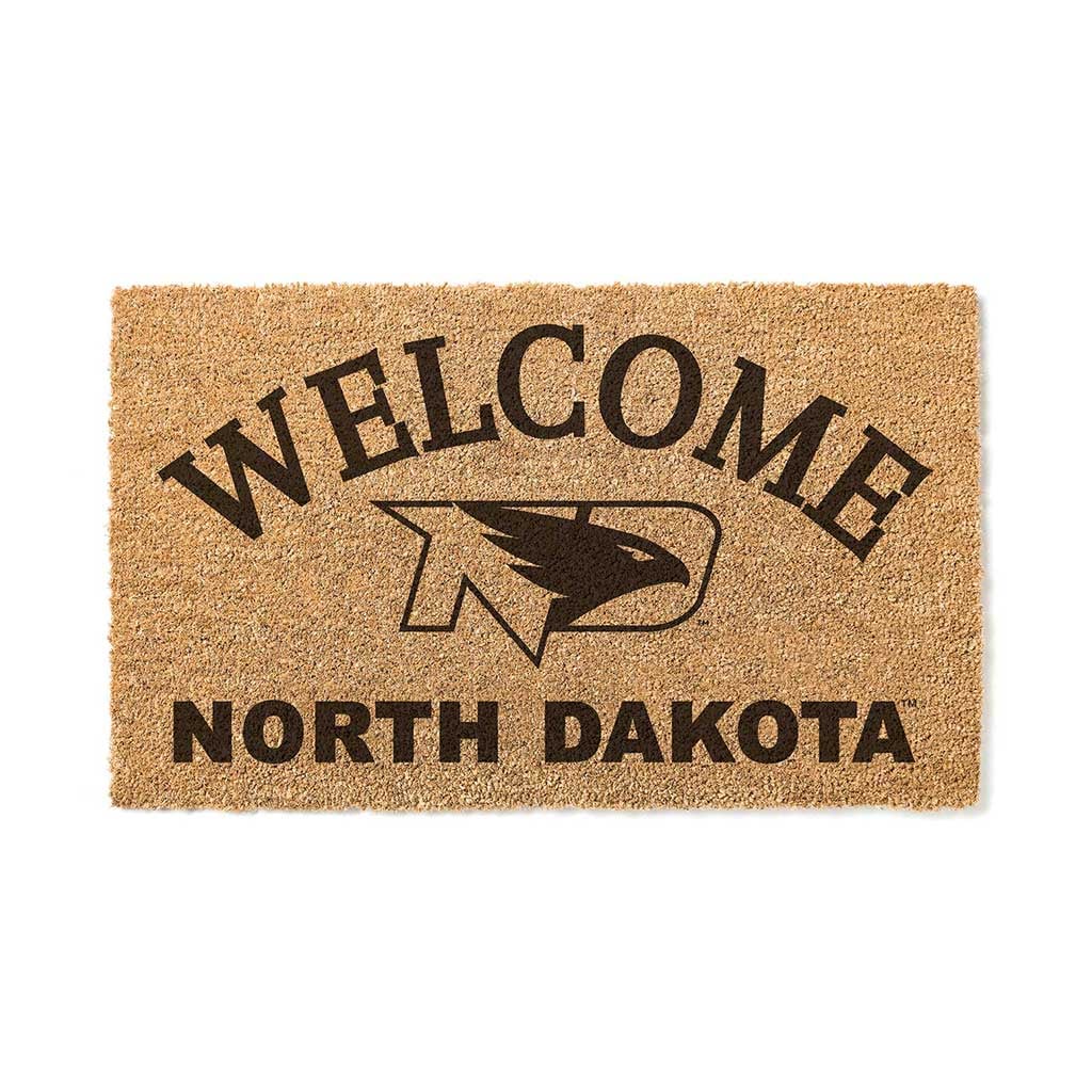 North Dakota 18" x 34" Welcome Coir Doormat