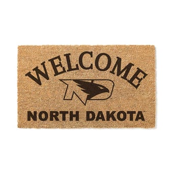 North Dakota 18" x 34" Welcome Coir Doormat