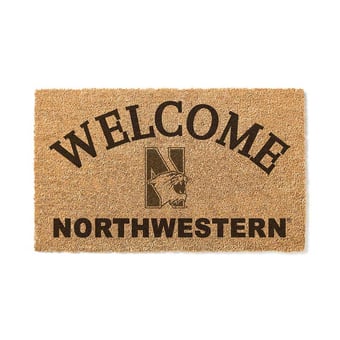 Northwestern Wildcats 18" x 34" Welcome Coir Doomat