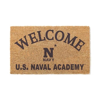 Navy Midshipmen 18" x 34" Welcome Coir Doormat