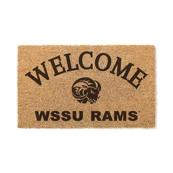 Winston-Salem State Rams 18" x 34" Welcome Coir Doomat