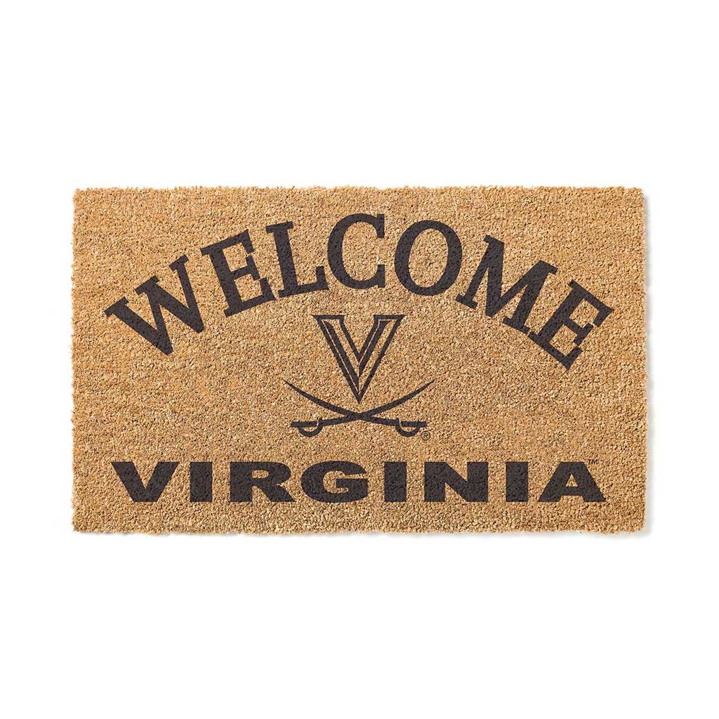 Virginia Cavaliers 18" x 34" Welcome Coir Doormat